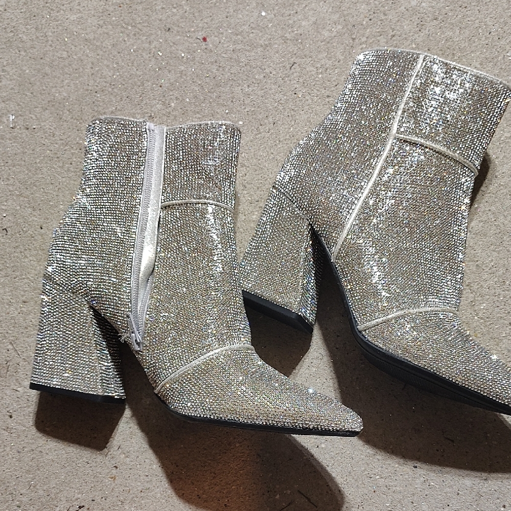 a new day Silver Heeled Boots